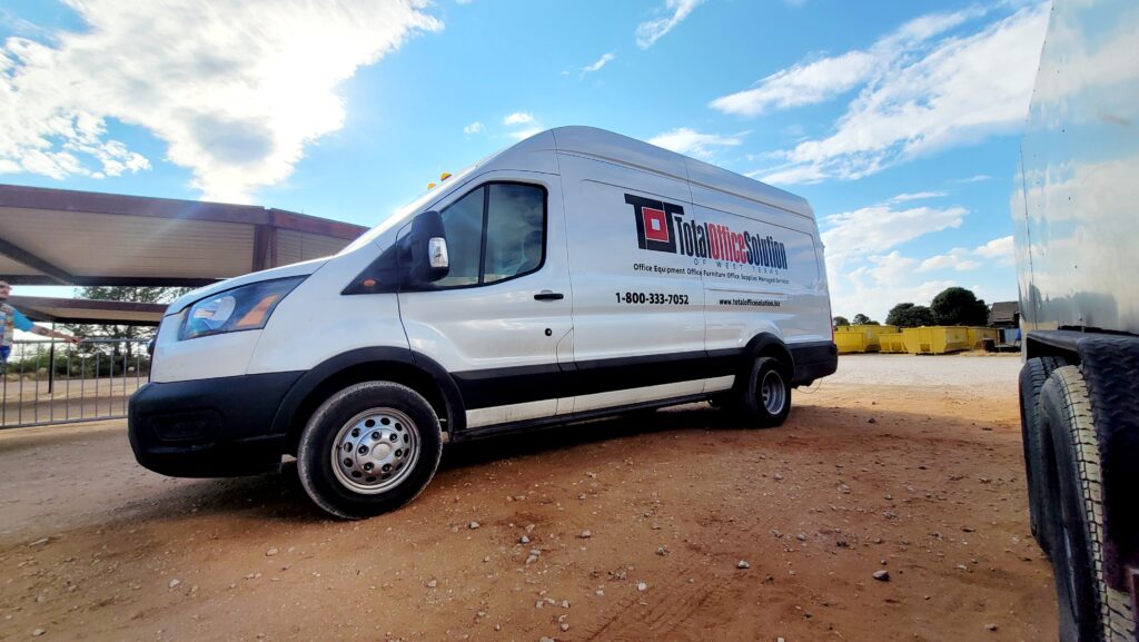 wrapped van