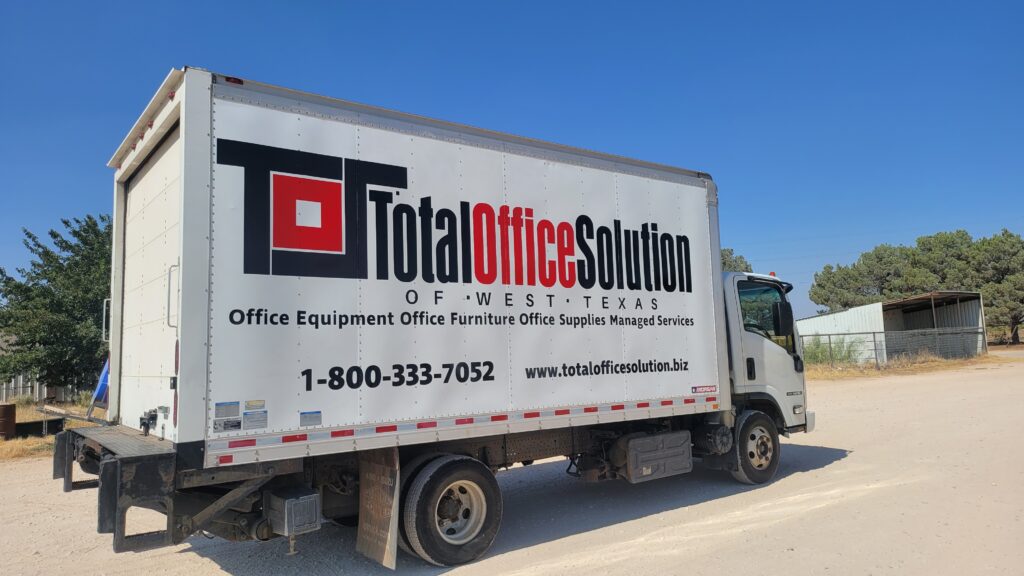 wrapped truck