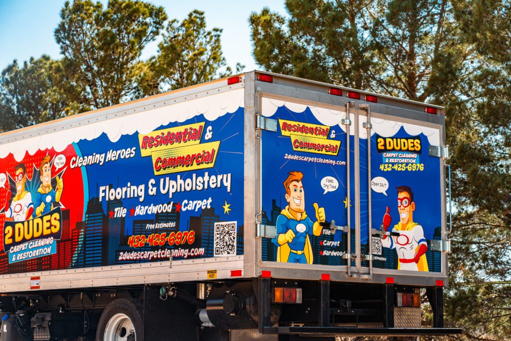 wrapped truck
