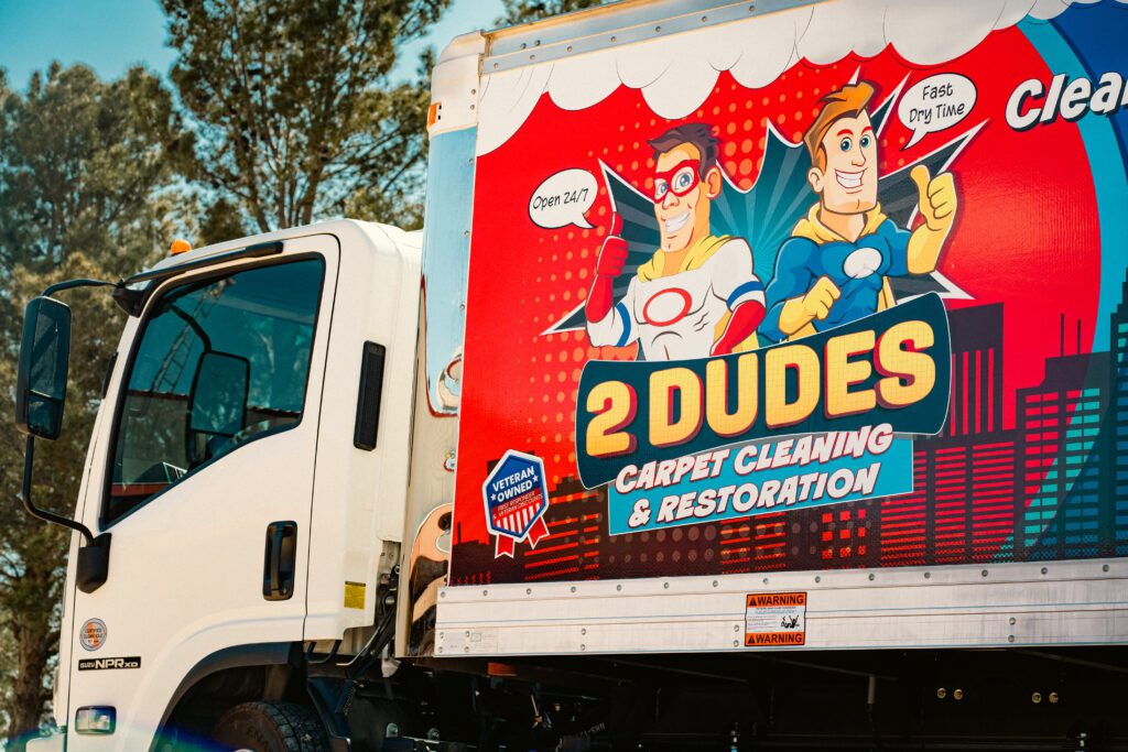 wrapped truck