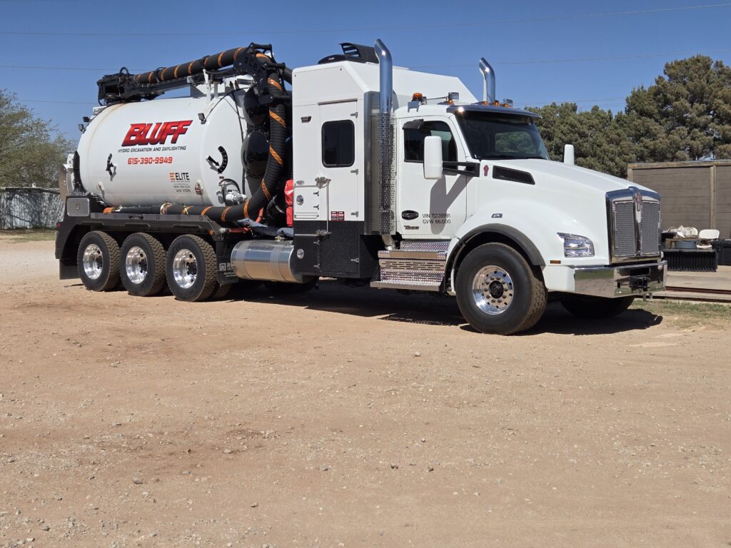 Bluff Vac Truck wrap